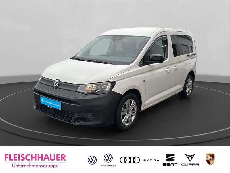 Gebraucht VW Caddy Basis 122 PS (89 kW) 2021 Weiss Van / Kleinbus