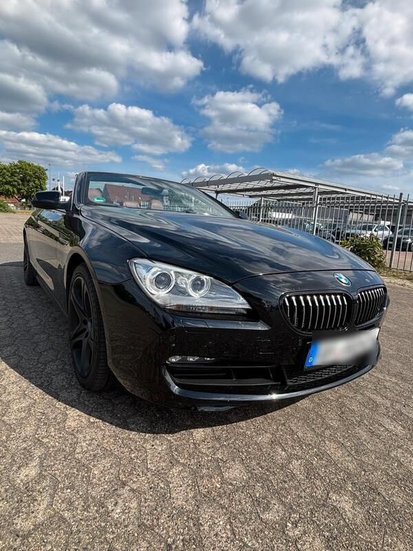 Schwarz Gebraucht 2014 BMW 640 Cabriolet Cabrio | 23.499 € (Superpreis) - Bild 1/4