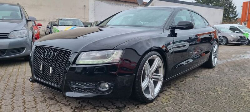 Schwarz Gebraucht 2010 Audi A5 Sportback Exclusive Limousine | 7.780 € (Fairer Preis) - Bild 1/4