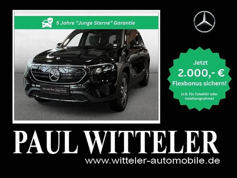 Lack kosmosschwarz Gebraucht 2024 Mercedes EQB250+ Electric Art SUV | 38.490 € (Superpreis) - Bild 1/4
