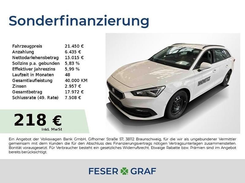 Gebraucht Seat Leon ST Style 150 PS (110 kW) 2022 Weiß Kombi