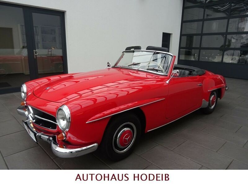 Rot Gebraucht 1961 Mercedes 190 Cabrio | 109.190 € - Bild 1/4
