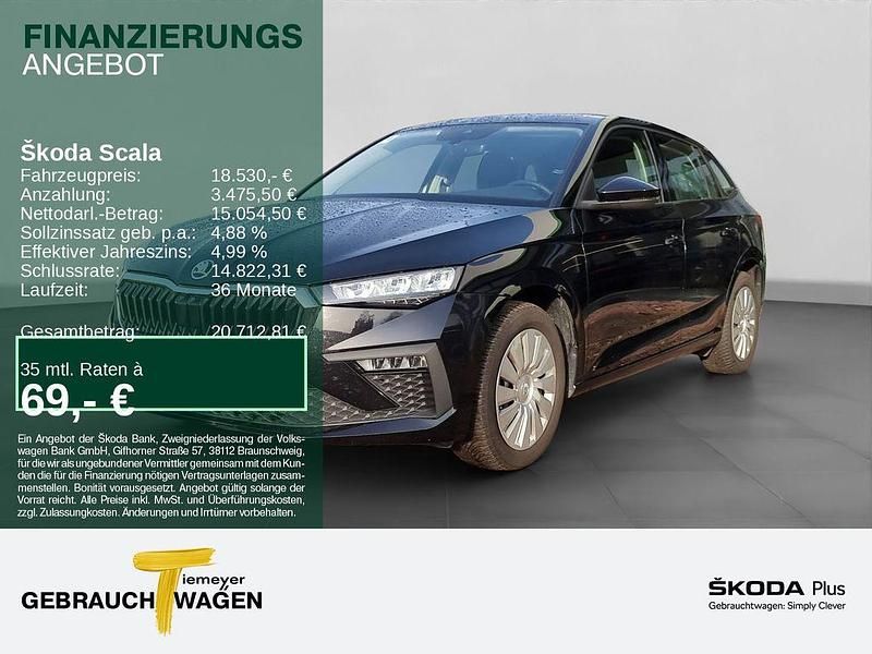 Gebraucht Skoda Scala Essence 116 PS (85 kW) 2025 Schwarz Kleinwagen