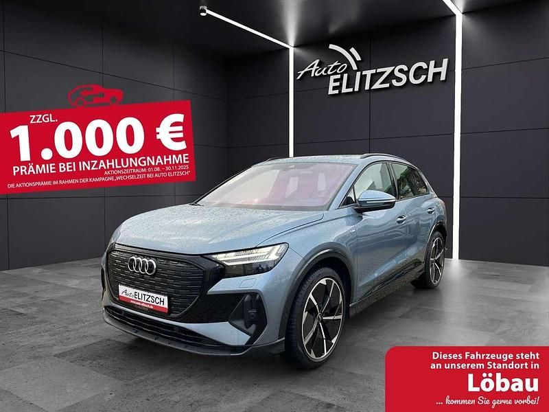 Blau Gebraucht 2022 Audi Q4 e-tron Sport SUV | 39.490 € (Fairer Preis) - Bild 1/3