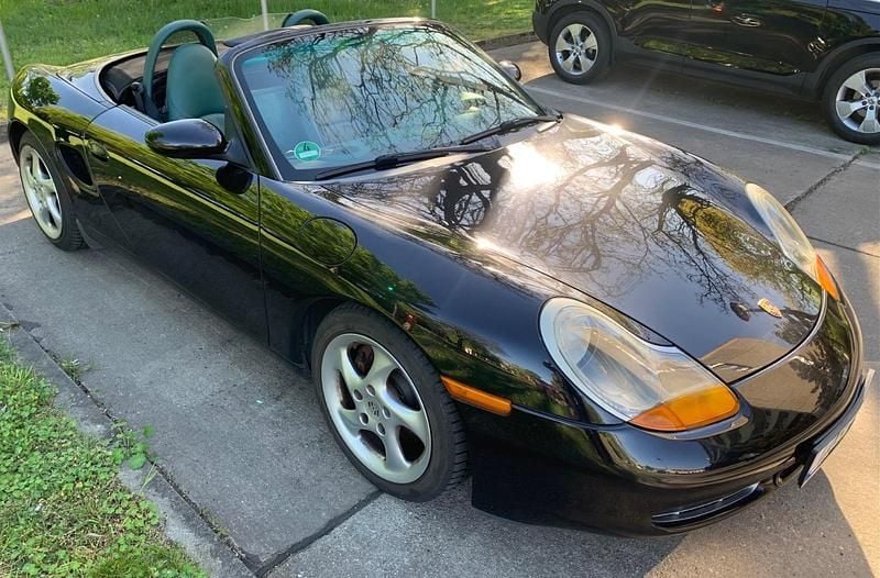 Schwarz Gebraucht 2002 Porsche Boxster S Cabrio | 17.000 € (Guter Preis) - Bild 1/4