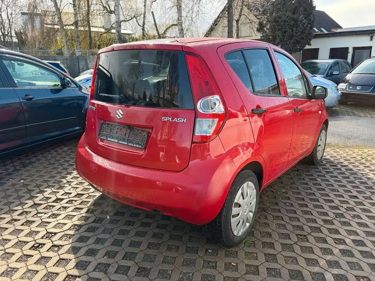 Gebraucht Suzuki Splash 65 PS (47 kW) 2008 Rot Kleinwagen