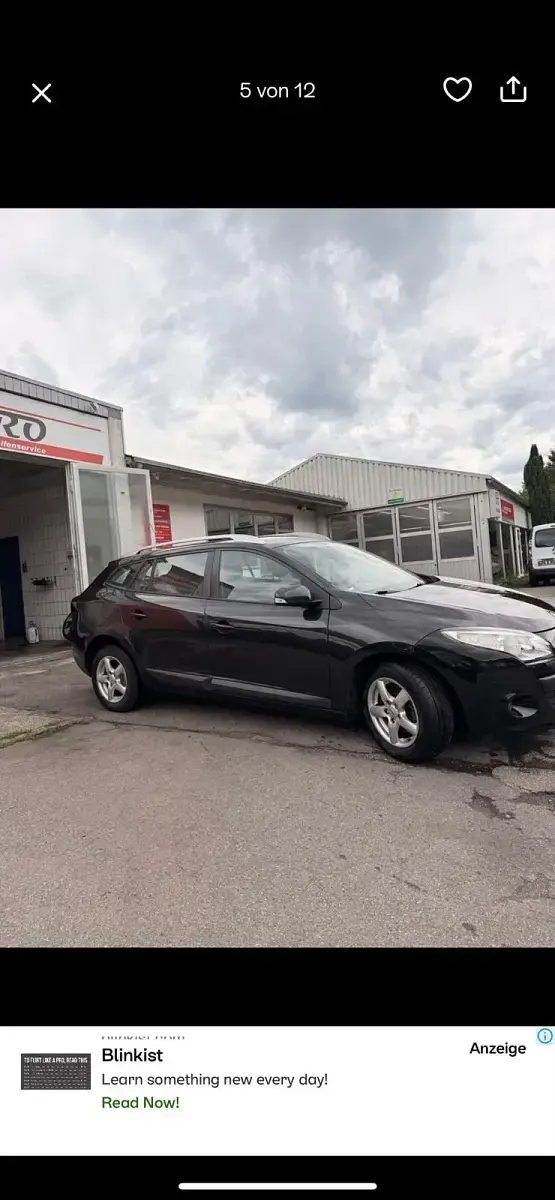 Gebraucht Renault Mégane GrandTour 110 PS (80 kW) 2009 Schwarz Kombi