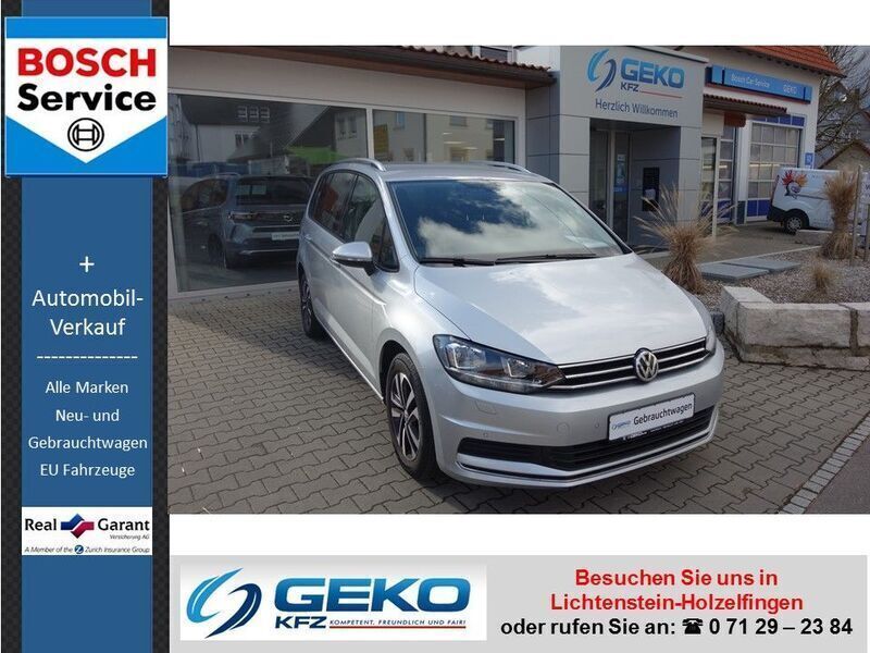 Silber reflexsilber metallic metallic Gebraucht 2020 VW Touran United Van / Kleinbus | 27.940 € (Etwas zu teuer) - Bild 1/4