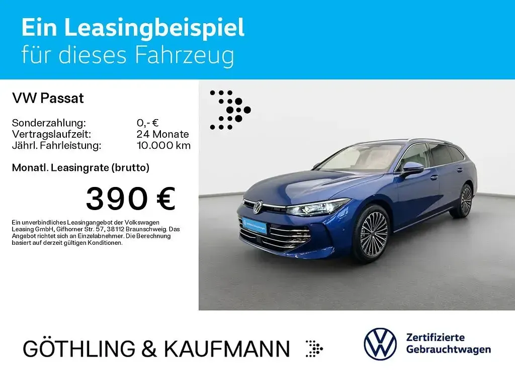 Gebraucht VW Passat Elegance 193 PS (141 kW) 2025 Blau Limousine