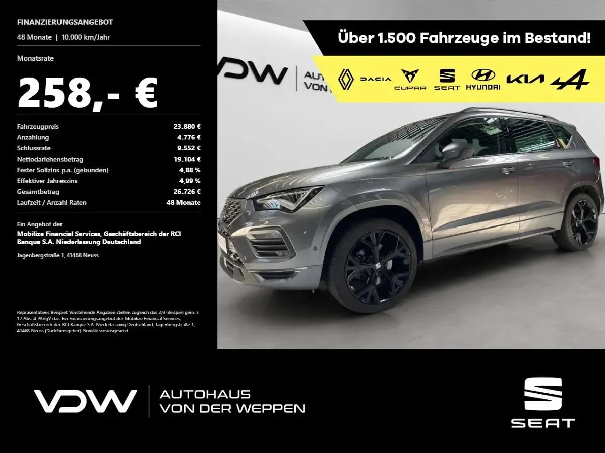 Gebraucht Seat Ateca 4Drive 190 PS (139 kW) 2023 SUV