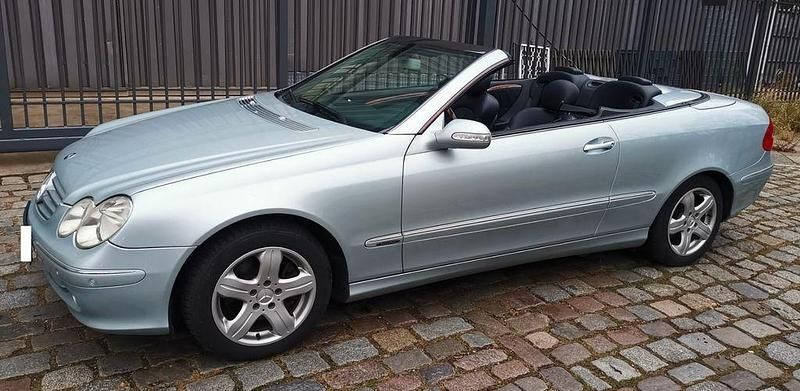 Silber Gebraucht 2008 Mercedes CLK200 Cabrio | 6.999 € (Superpreis) - Bild 1/4
