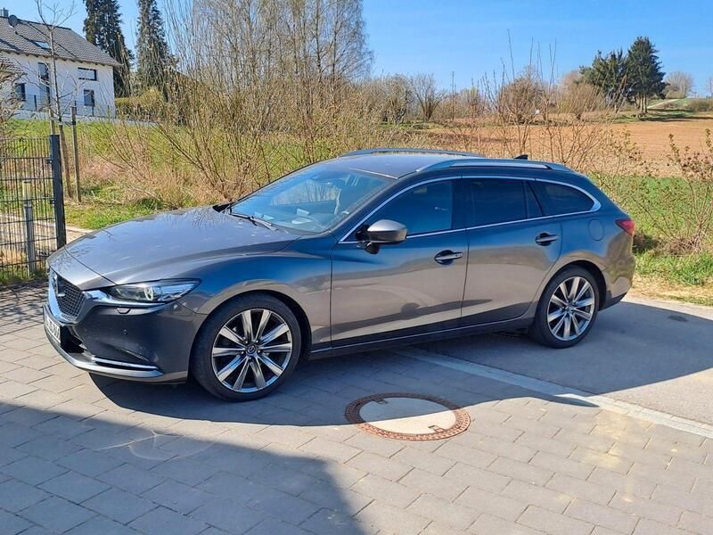Schwarz Gebraucht 2021 Mazda 6 Sports-Line Kombi | 17.490 € (Fairer Preis) - Bild 1/4