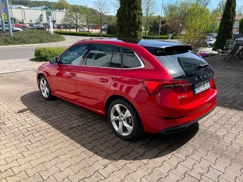 Gebraucht Skoda Scala Style 116 PS (85 kW) 2019 Velvet rot Kleinwagen