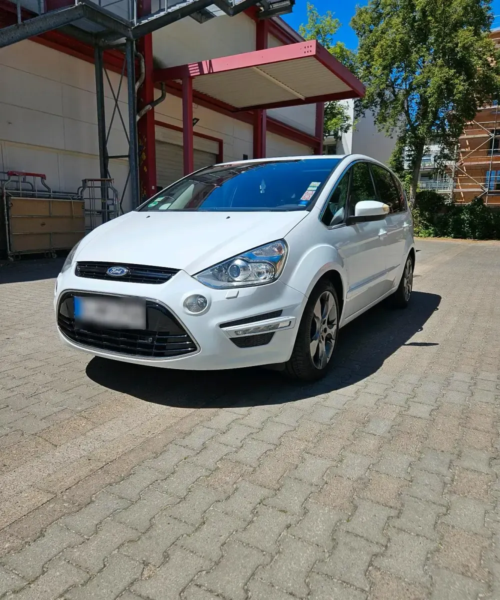 Gebraucht Ford S-MAX S 203 PS (149 kW) 2012 Weiß Van / Kleinbus