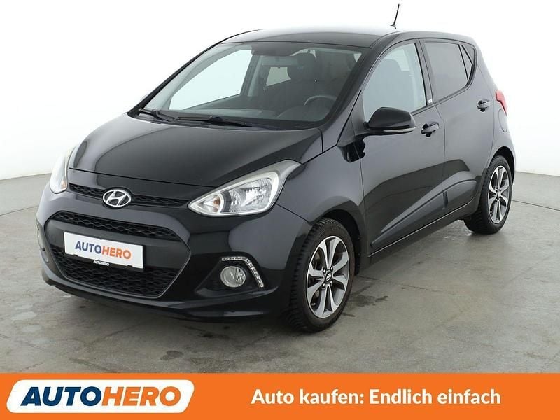 Schwarz Gebraucht 2016 Hyundai i10 Passion Kleinwagen | 7.980 € (Fairer Preis) - Bild 1/3