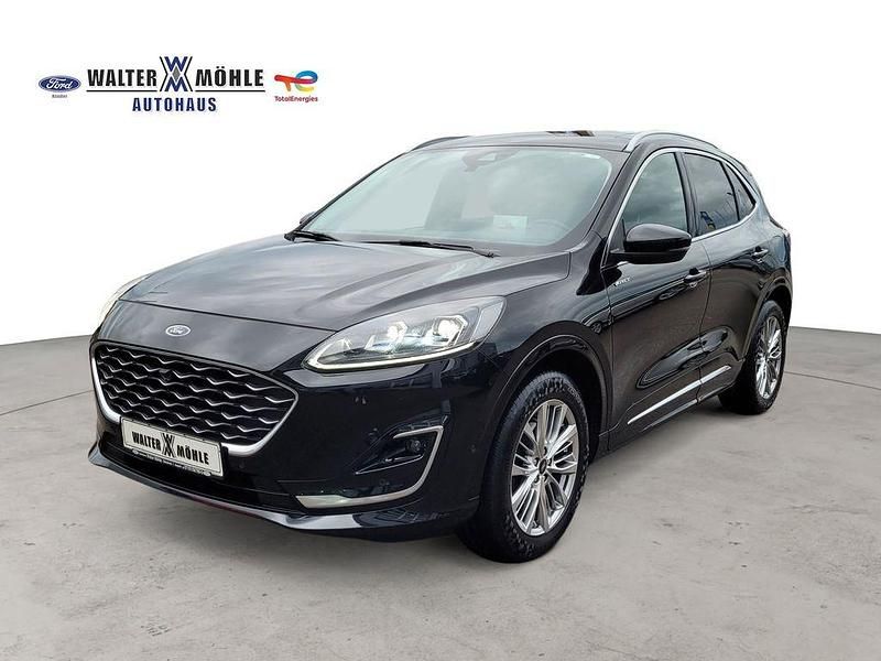 Obsidianschwarzmetallic (metallic) Gebraucht 2022 Ford Kuga Vignale SUV | 28.880 € (Etwas zu teuer) - Bild 1/4