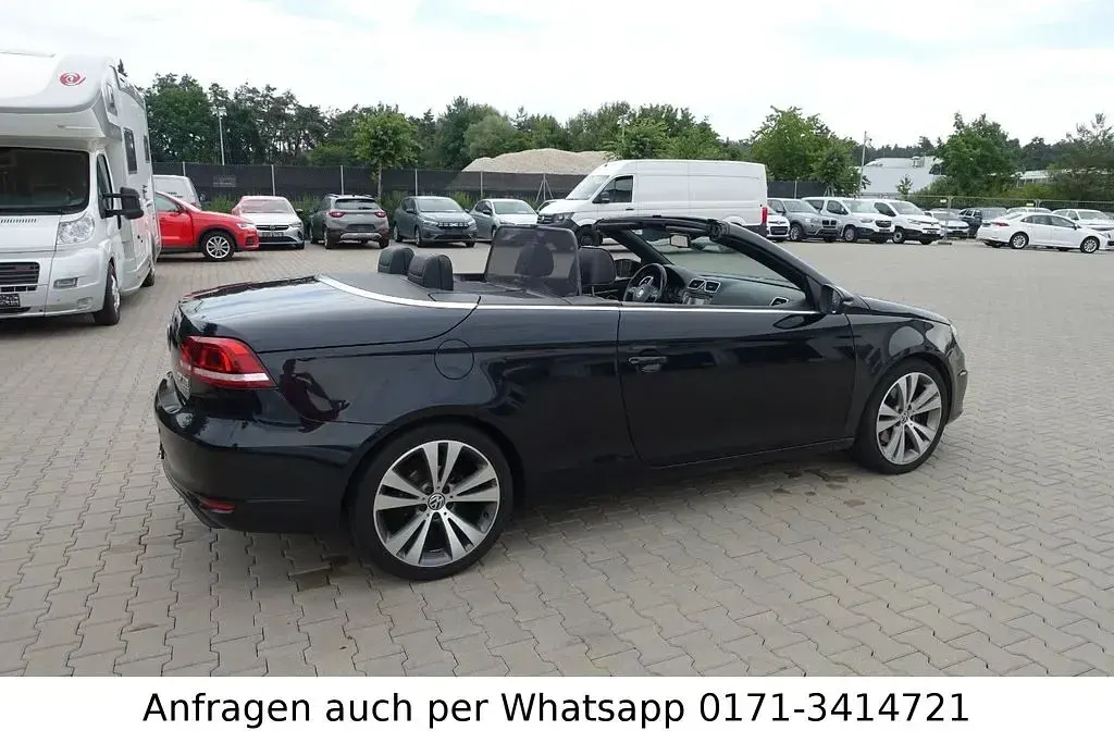 Gebraucht VW Eos Exclusive 140 PS (102 kW) 2012 Schwarz Cabrio