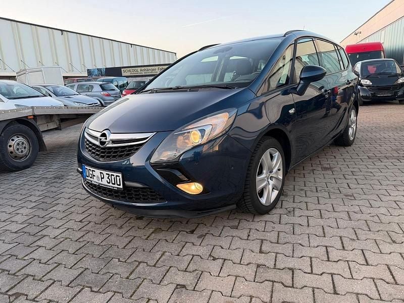 Gebraucht Opel Zafira Tourer Edition 140 PS (102 kW) 2012 Blau Van / Kleinbus