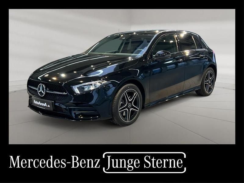 Schwarz Gebraucht 2022 Mercedes A250 AMG Limousine | 24.549 € (Superpreis) - Bild 1/4