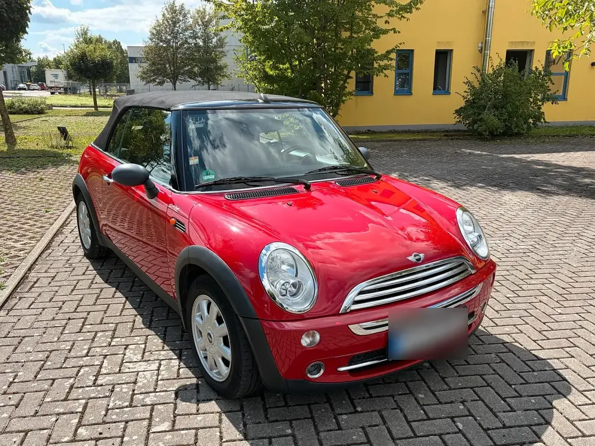 Gebraucht Mini One Cabriolet 90 PS (66 kW) 2006 Rot Cabrio