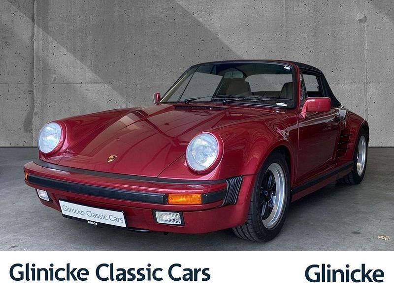 Rot Gebraucht 1989 Porsche 911 Carrera Cabriolet Cabrio | 139.910 € - Bild 1/4