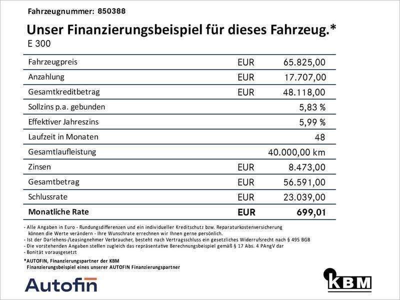 Unilack schwarz Gebraucht 2025 Mercedes E300 Avantgarde Limousine | 65.825 € - Bild 1/1
