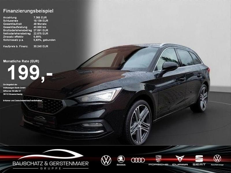 Schwarz Gebraucht 2023 Seat Leon ST XCELLENCE Kombi | 30.240 € (Teuer) - Bild 1/4