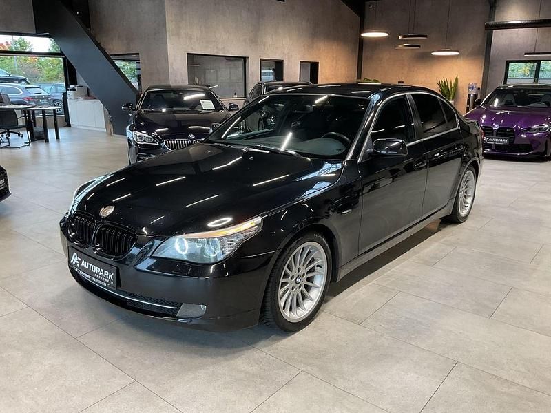 Schwarz Gebraucht 2008 BMW 523 Performance Limousine | 4.480 € (Superpreis) - Bild 1/4
