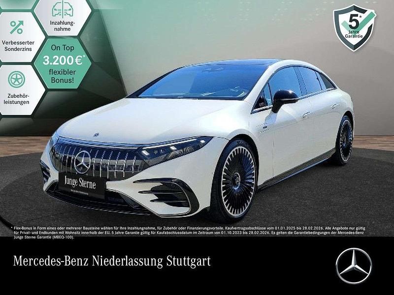 Weiß Gebraucht 2022 Mercedes EQS 53 AMG Premium Limousine | 72.990 € (Fairer Preis) - Bild 1/3