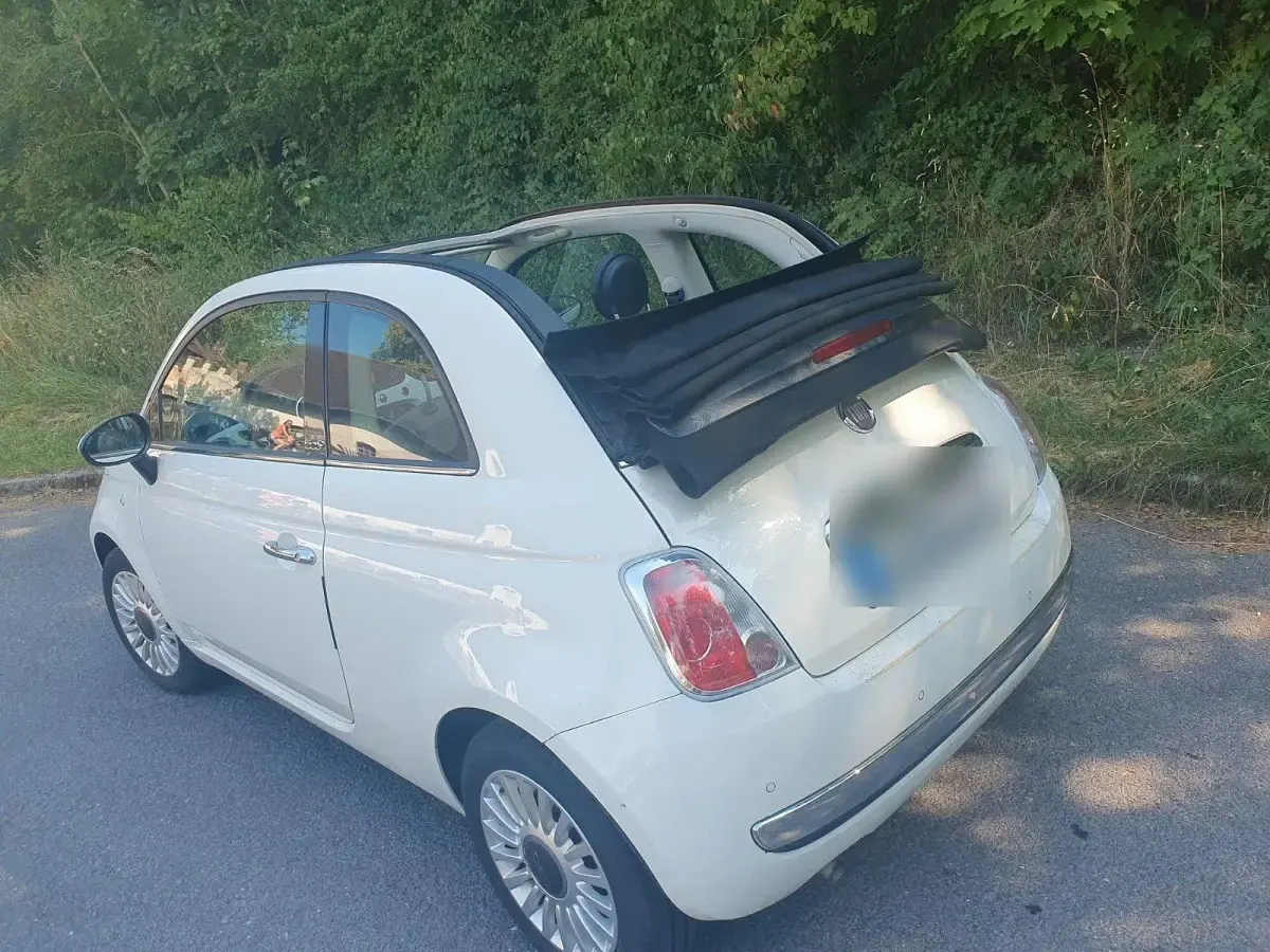 Gebraucht Fiat 500C Lounge 69 PS (50 kW) 2012 Weiß Cabrio