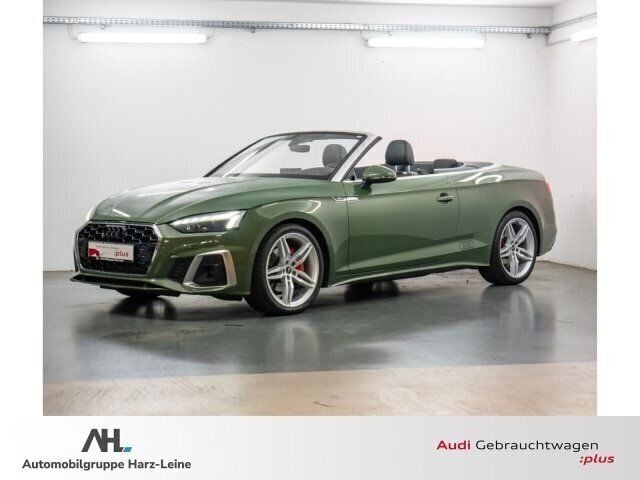 Grün Gebraucht 2022 Audi A5 Cabriolet S-Line Cabrio | 39.690 € (Guter Preis) - Bild 1/4