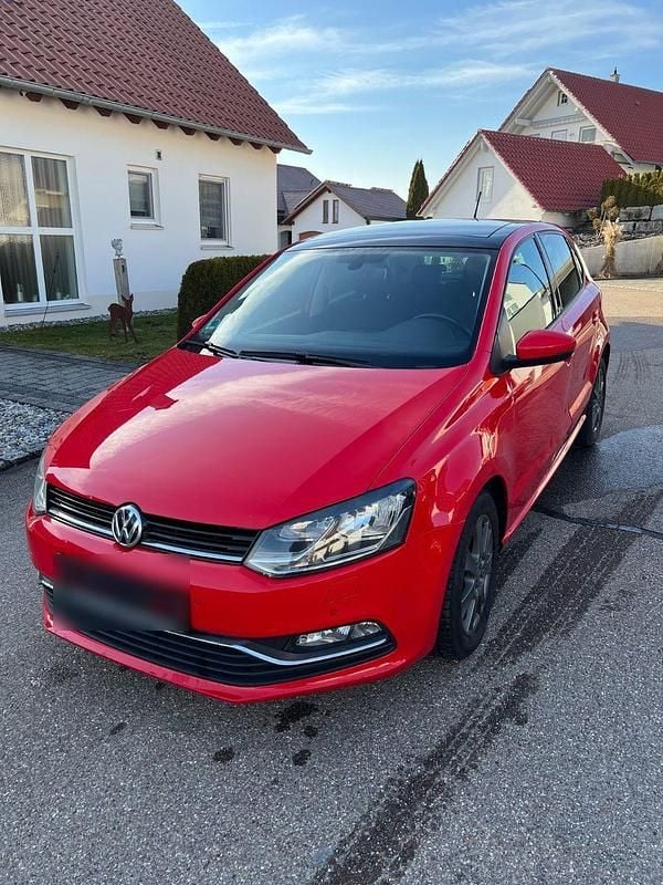 Gebraucht VW Polo Allstar 90 PS (66 kW) 2016 Rot Kleinwagen