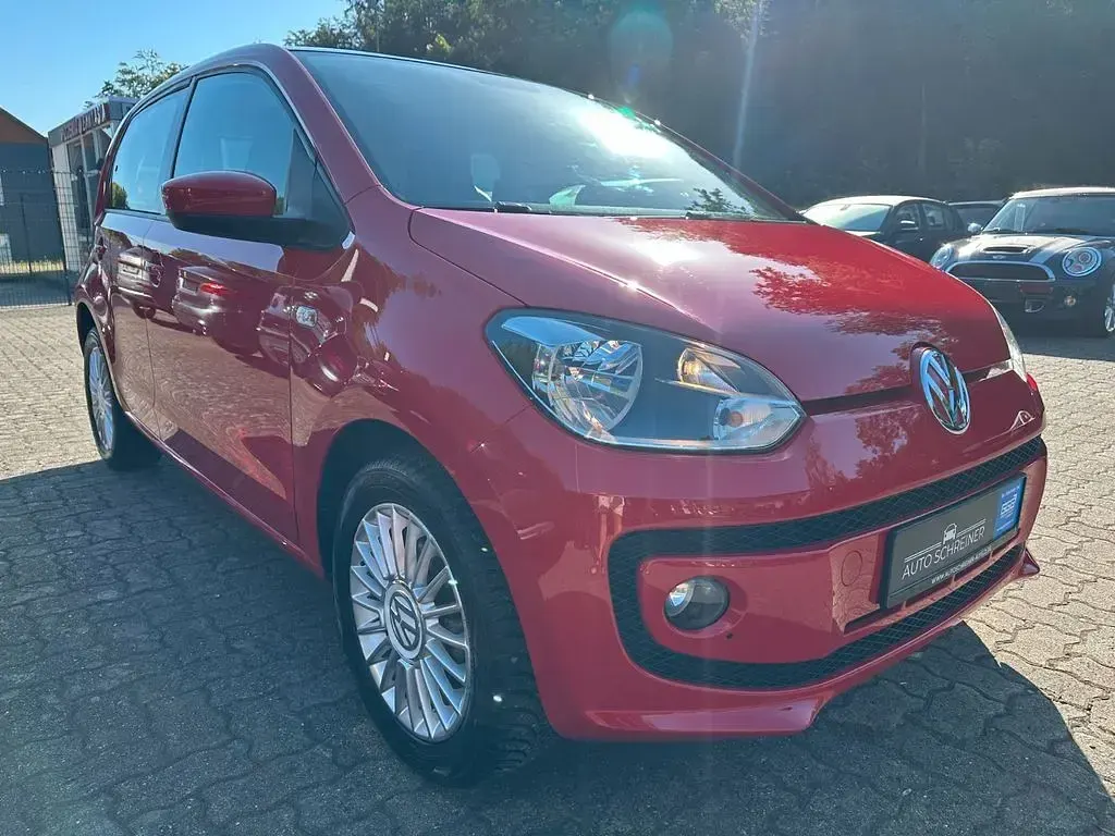 Gebraucht VW up! high up! 60 PS (44 kW) 2014 Tornadorot Kleinwagen