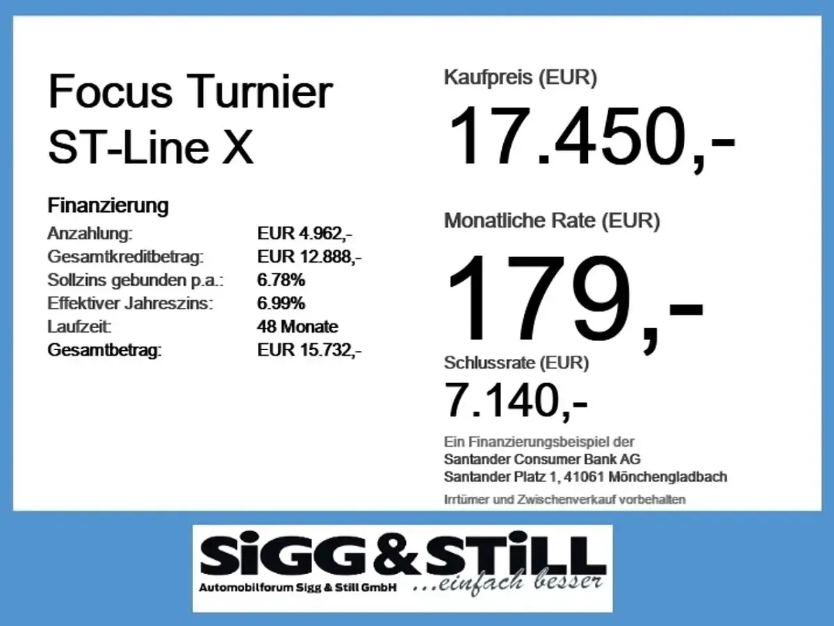 Gebraucht Ford Focus ST-Line X 155 PS (114 kW) 2021 Dynamicblau metallic Kombi