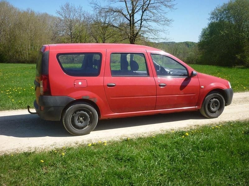 Gebraucht Dacia Logan MCV 75 PS (55 kW) 2008 Rot Kombi