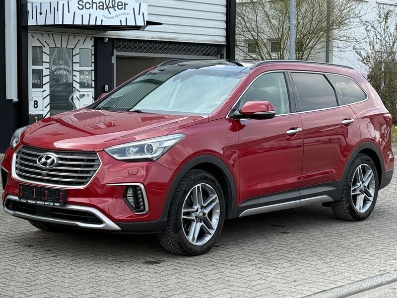 Rot Gebraucht 2018 Hyundai Grand Santa Fe Premium SUV | 24.990 € (Fairer Preis) - Bild 1/4