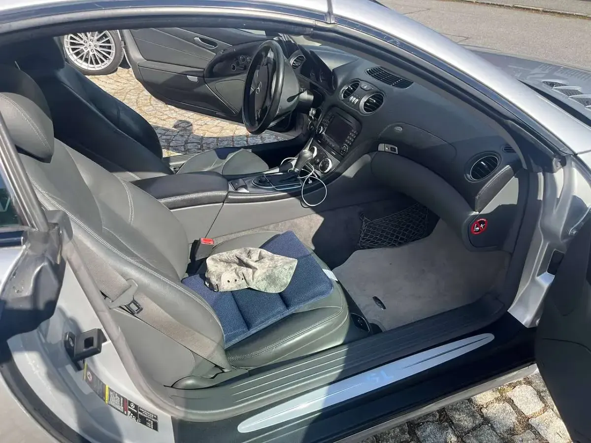 Gebraucht Mercedes SL500 306 PS (225 kW) 2005 Silber Cabrio