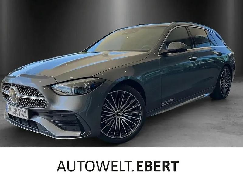 Lack selenitgrau Gebraucht 2024 Mercedes C220 AMG Kombi | 52.990 € - Bild 1/4