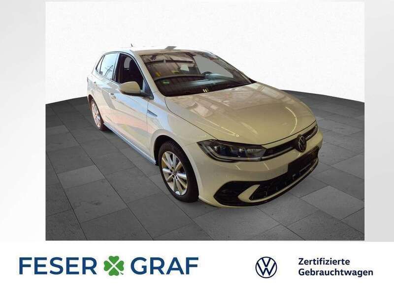 Pure white Gebraucht 2024 VW Polo R-line Limousine | 23.940 € (Fairer Preis) - Bild 1/2