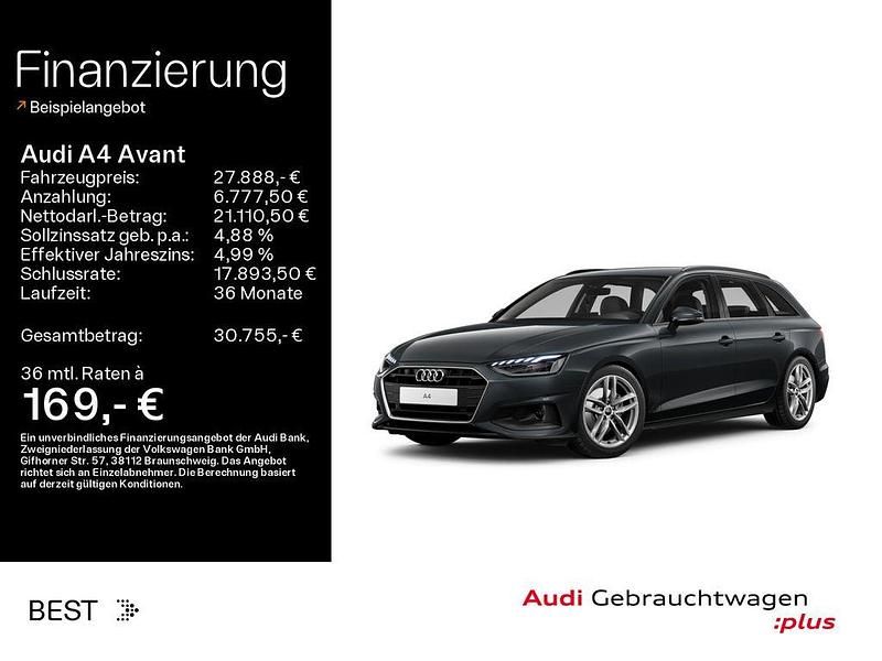 Gebraucht Audi A4 Business 150 PS (110 kW) 2023 Manhattangrau metallic (metallic) Kombi