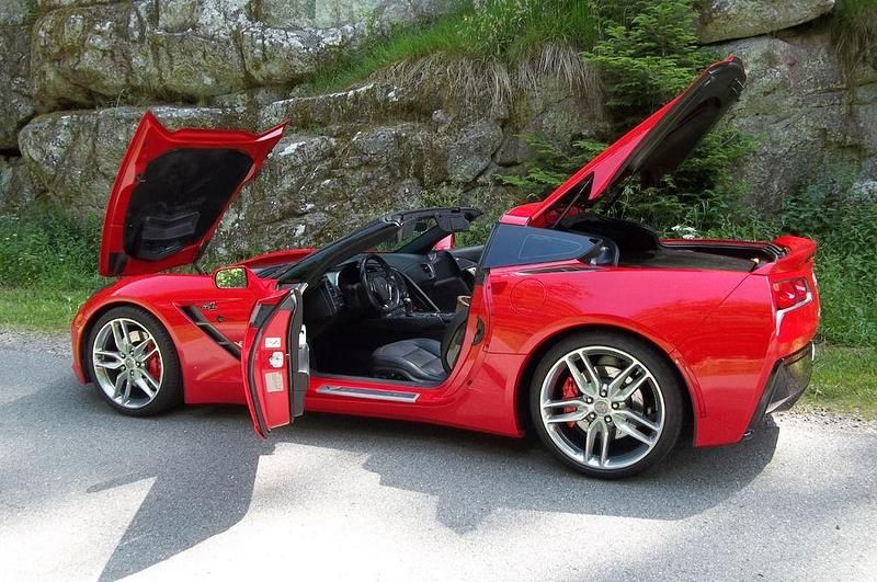 Rot Gebraucht 2016 Corvette Stingray Coupé | 49.000 € (Superpreis) - Bild 1/4