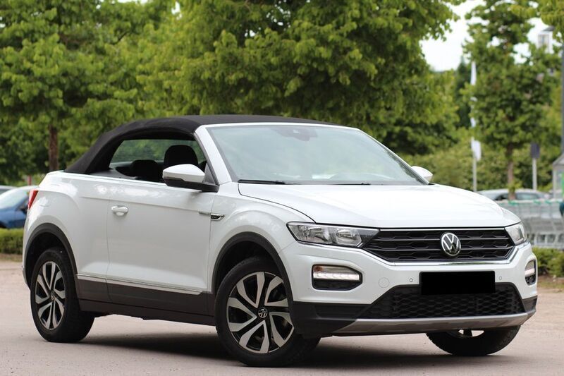 Weiß Gebraucht 2021 VW T-Roc Cabriolet Active Cabrio | 21.900 € (Fairer Preis) - Bild 1/4