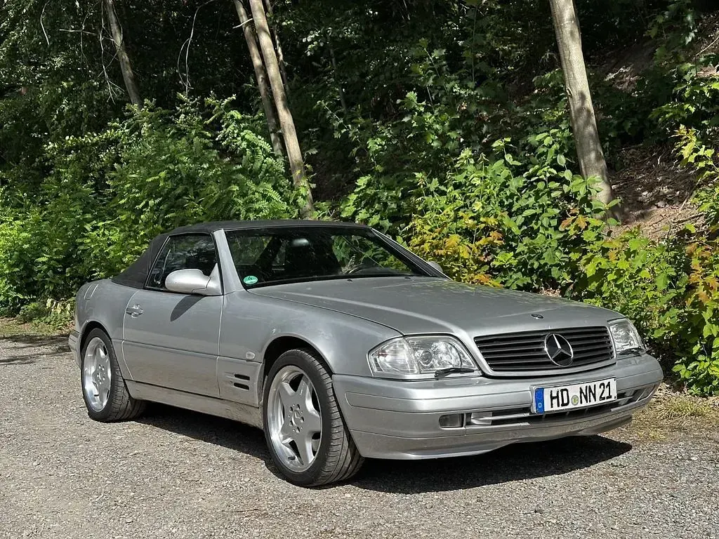 Gebraucht Mercedes SL320 224 PS (164 kW) 2000 Silber Cabrio