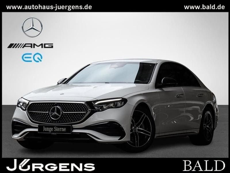 Weiss polarweiss Gebraucht 2024 Mercedes E220 Advanced Limousine | 48.870 € (Superpreis) - Bild 1/4