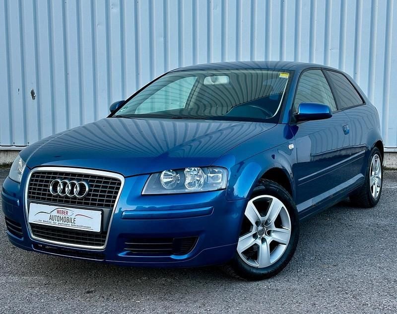 Blau Gebraucht 2007 Audi A3 Attraction Coupé | 3.299 € (Guter Preis) - Bild 1/4