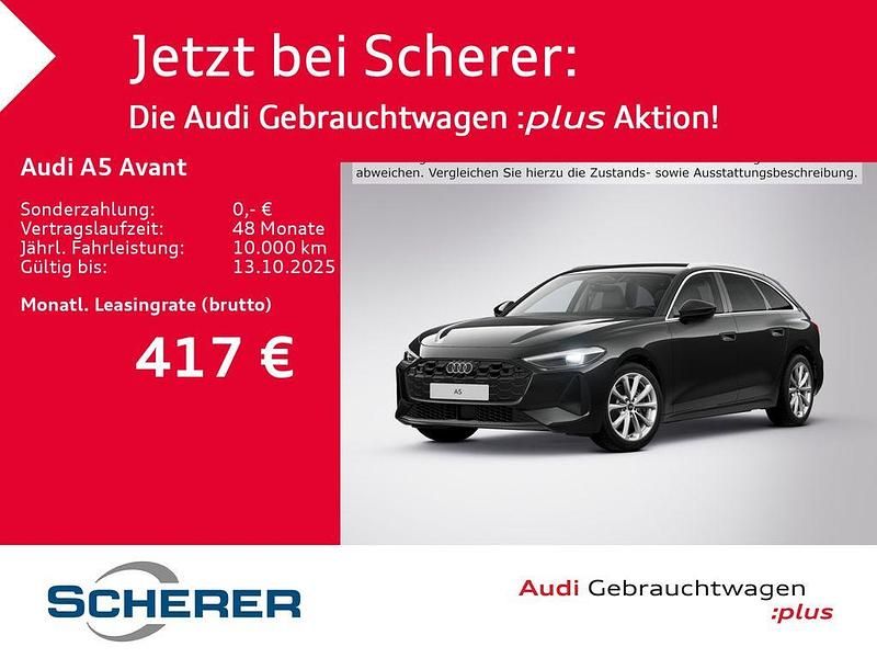 Mythosschwarz metallic (metallic) Gebraucht 2025 Audi A5 Ambiente Coupé | 47.990 € (Superpreis) - Bild 1/4