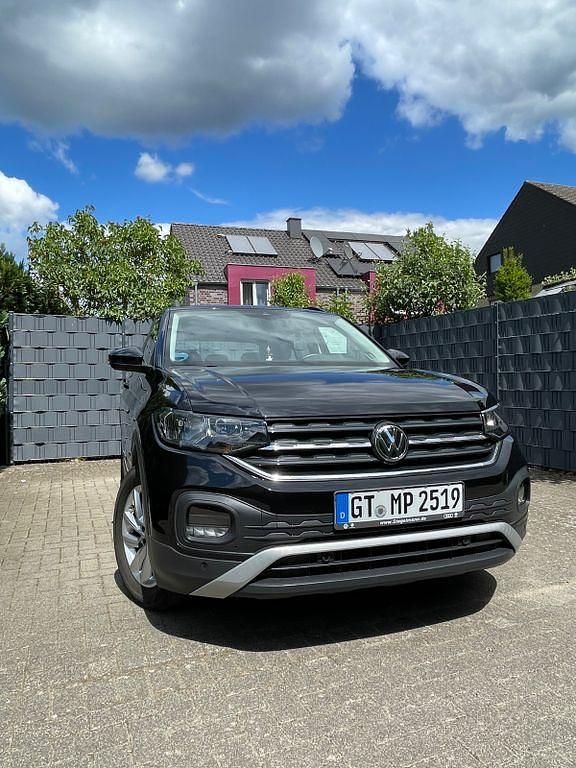 Schwarz Gebraucht 2021 VW T-Cross Style SUV | 19.500 € (Guter Preis) - Bild 1/4