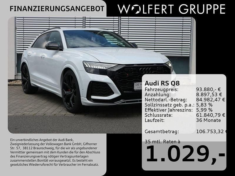 Gebraucht Audi RS Q8 Sport 600 PS (441 kW) 2022 Weiß SUV