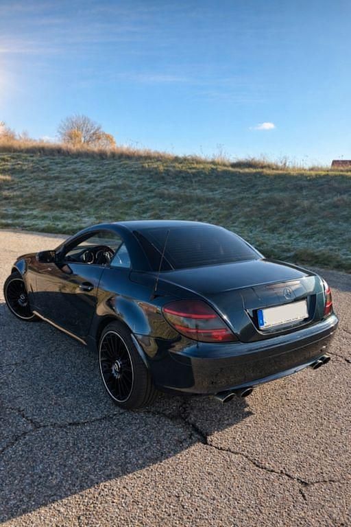 Gebraucht Mercedes SLK350 Style 272 PS (200 kW) 2005 Blau Cabrio