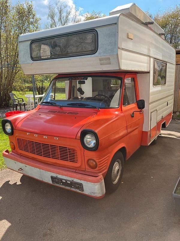 Second-hand Ford Transit 70 CP (51 kW) 1978 Portocaliu Van